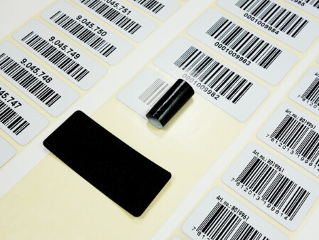 Nummerierte Etiketten