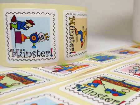 Digitaldruck-Etiketten Papier weiß matt