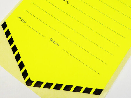 Digitaldruck-Etiketten Papier leicht glänzend