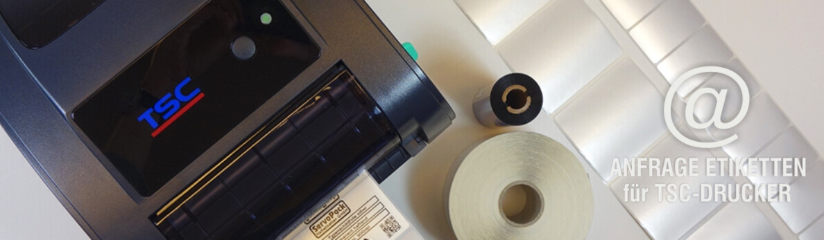 Anfrage Etiketten für TSC-Drucker Anfrageformular Etiketten für TSC-Drucker