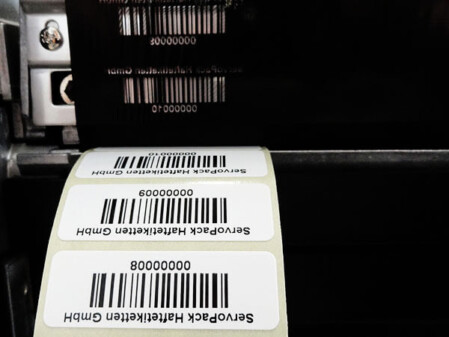 Thermotransferdrucker bedruckt Transferetiketten